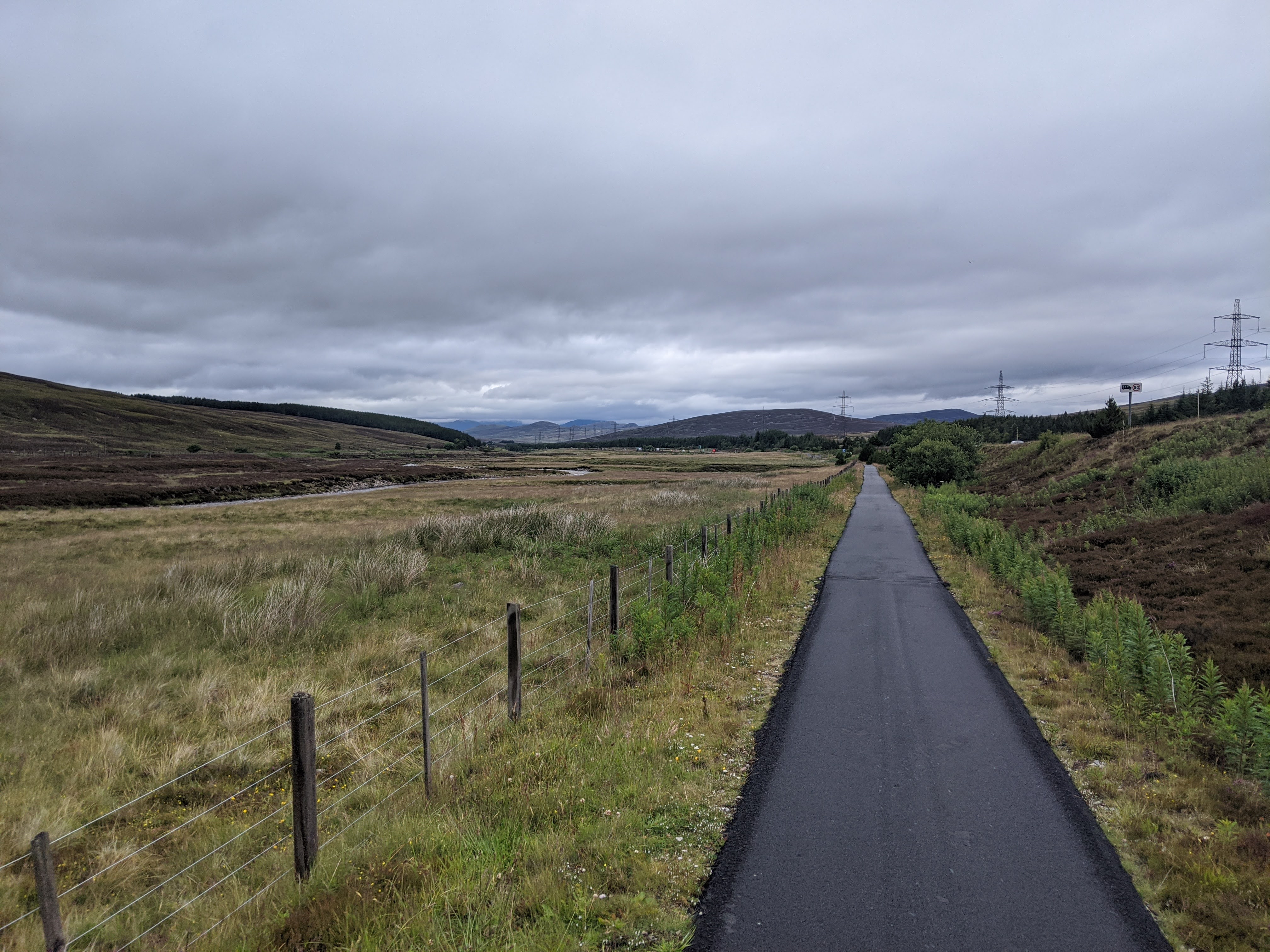 Smooth tarmac path